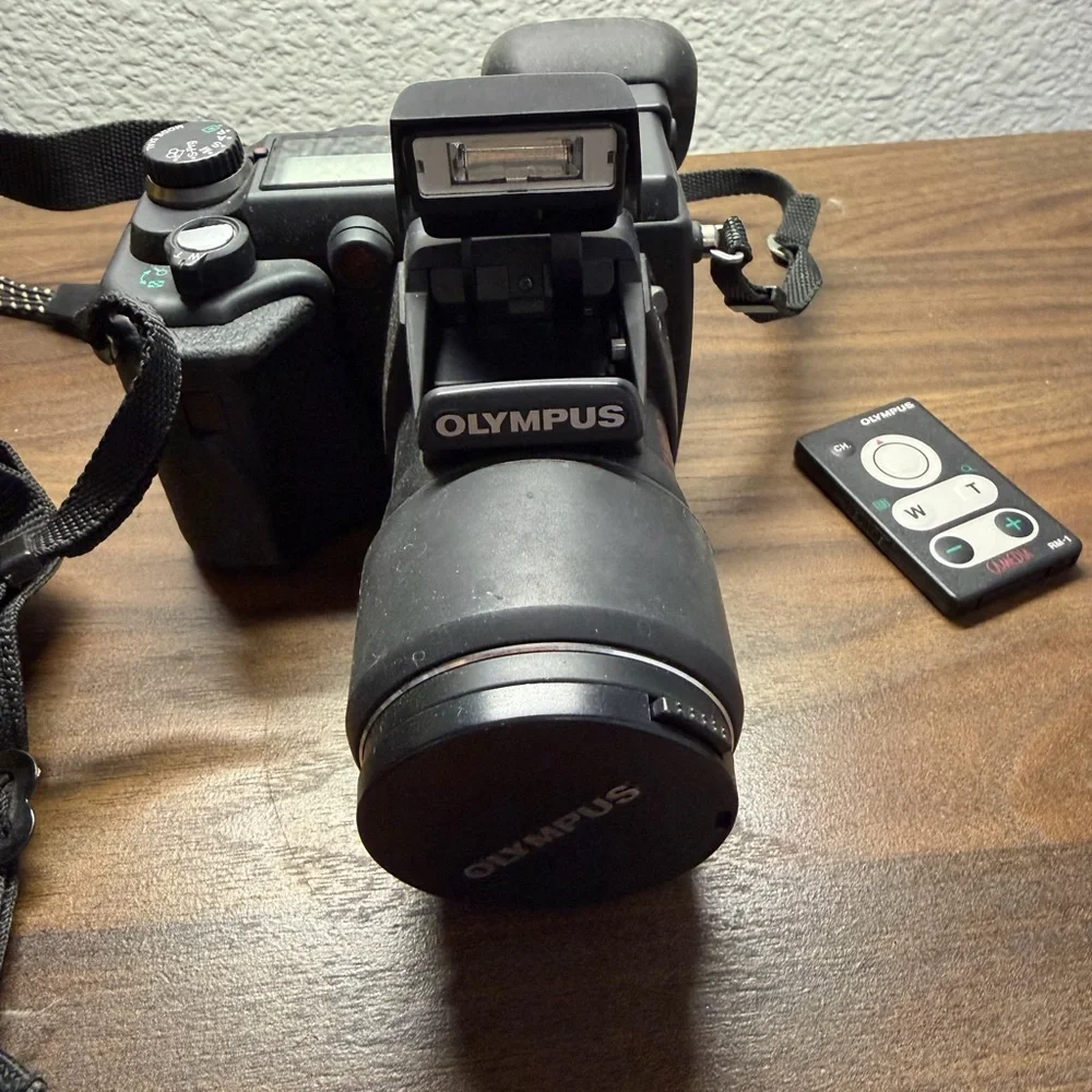 Olympus Black Digital Camera with Remote
